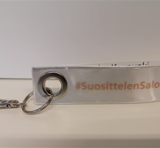 Pehmeä #SuosittelenSaloa-heijastin