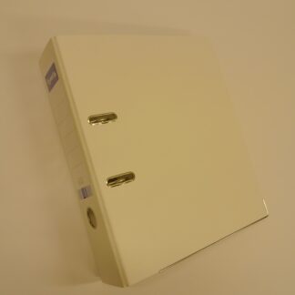 Mappi 8cm a4 valkoinen muovi