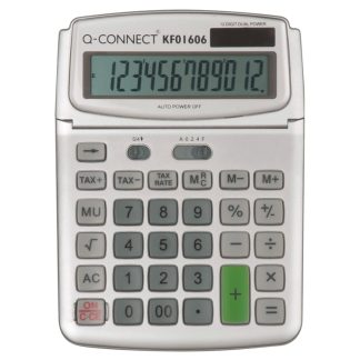 Pöytälaskin Q-CONNECT 12 numeron näyttö
