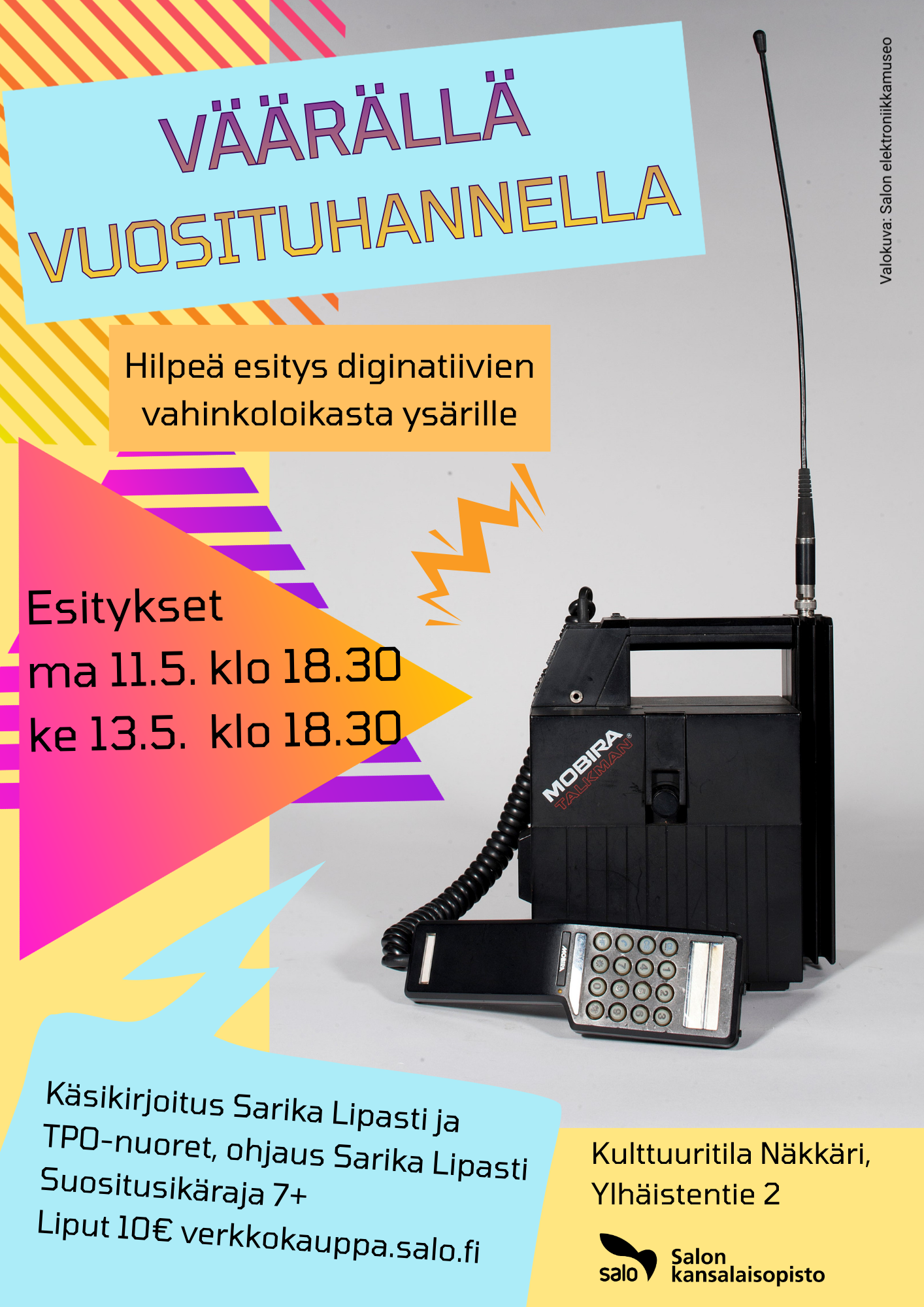 Väärällä vuosituhannella 13.5. klo 18.30