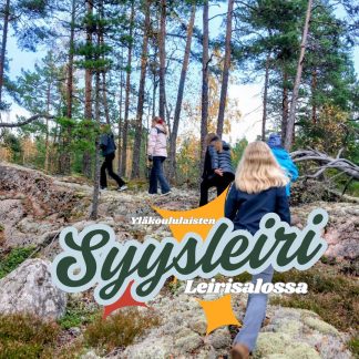 Yläkoululaisten syysleiri Leirisalossa 12.10.-14.10.2026